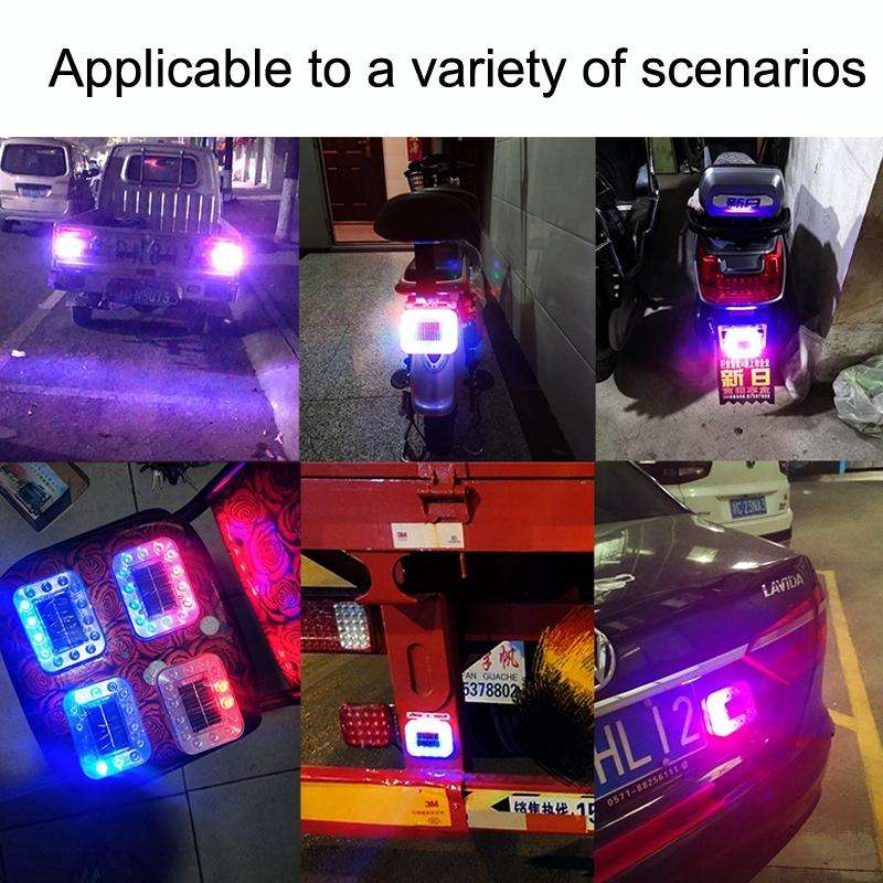 Solar Flashing Car Warning Light(Flash Style)