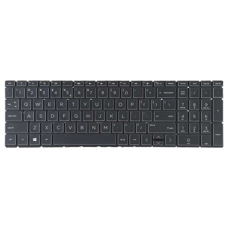 US Version Keyboard with Keyboard Backlight for HP 15-DA 15-DA0002DX 15-DA0008CA 15-DB 15-DB0003C...