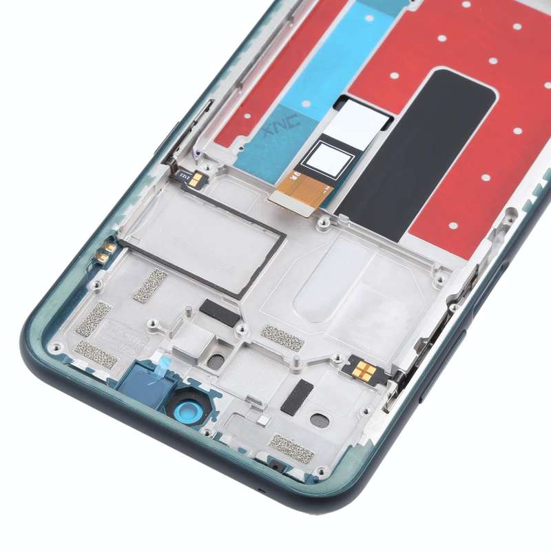 TFT LCD Screen for Nokia X10 TA-1350 TA-1332 Digitizer Full Assembly with Frame (Green)