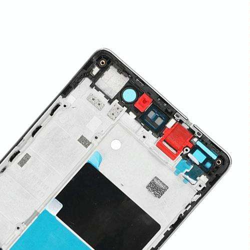 Front Housing Screen Frame Bezel for Huawei Ascend P8 Lite(Black)