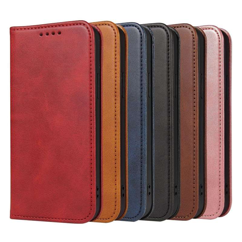 For Samsung Galaxy Note9 Calf Texture Magnetic Horizontal Flip Leather Case with Holder & Card Sl...