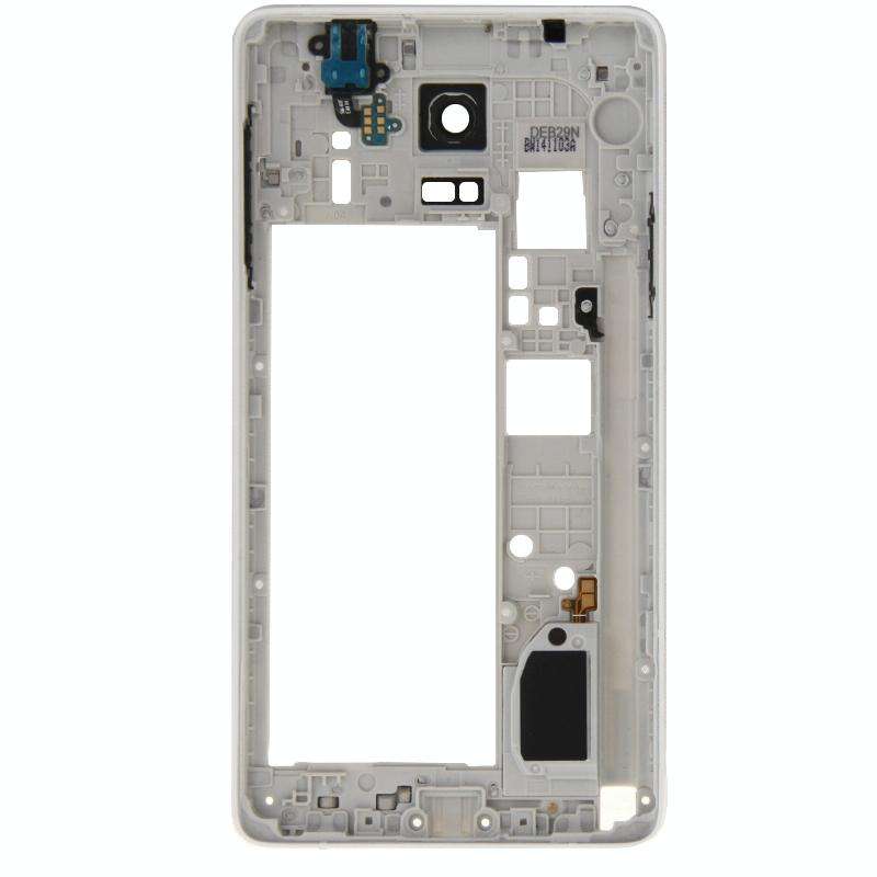For Galaxy Note 4 / N910V Full Housing Cover (Middle Frame Bezel Back Plate Housing Camera Lens P...