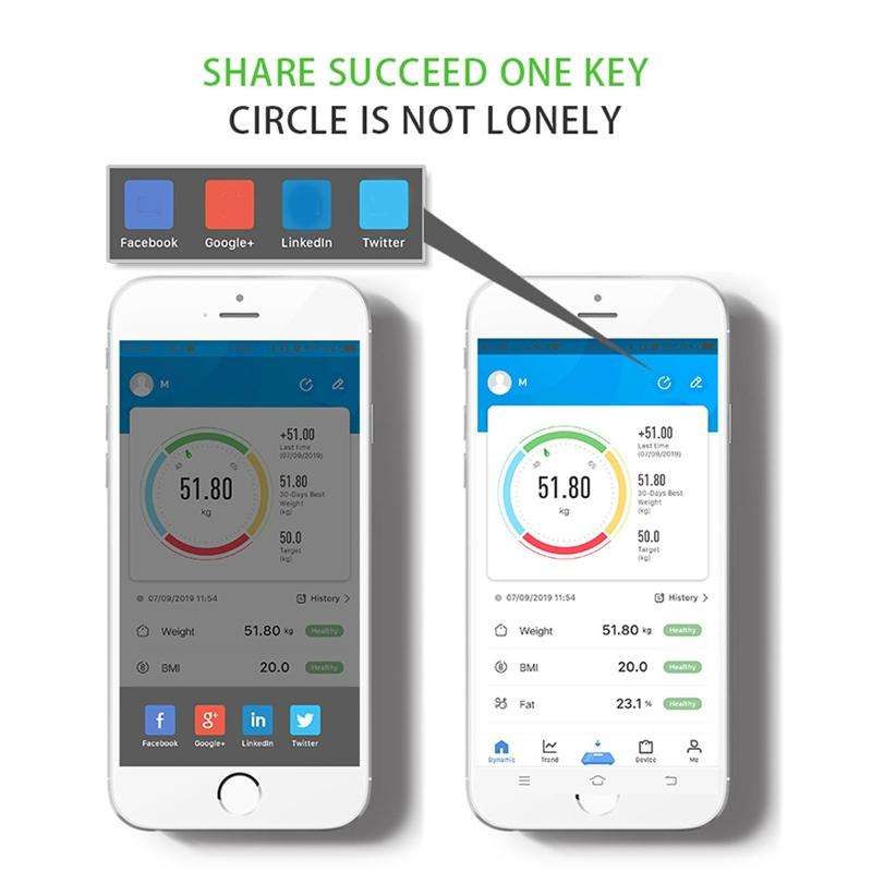 Smart Bluetooth Weight Scale Home Body Fat Measurement Health Scale Solar + Charge Model(Curve Bl...