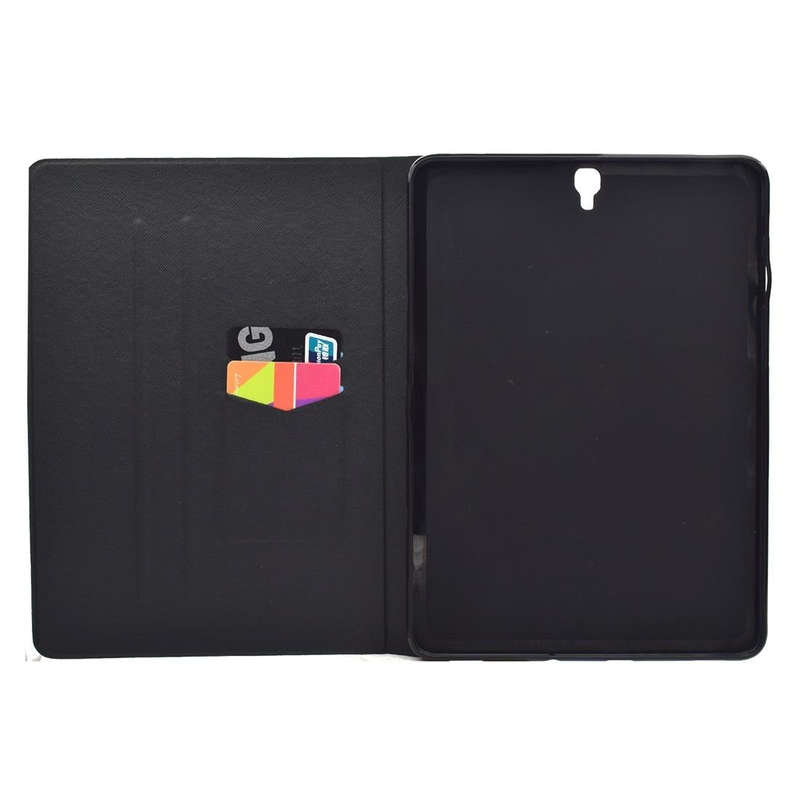 For Galaxy Tab S3 9.7 T820 TPU Horizontal Flip Leather Case with Holder & Card Slot & Sleep / Wak...