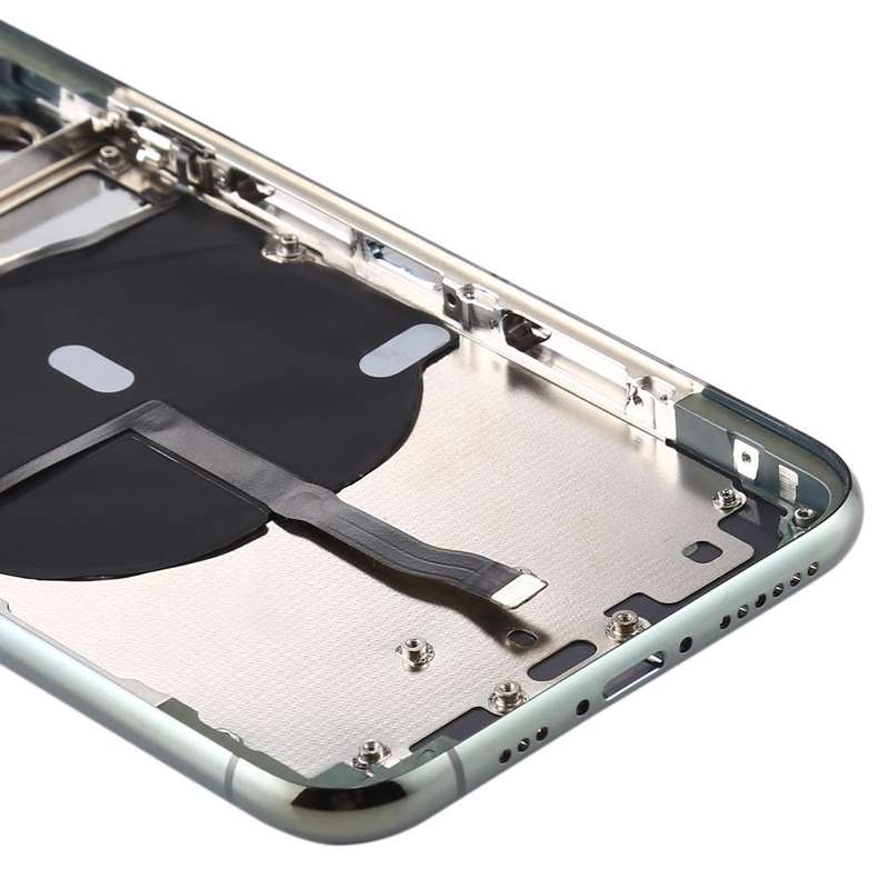 Battery Back Cover (with Side Keys & Card Tray & Power + Volume Flex Cable & Wireless Charging Mo...