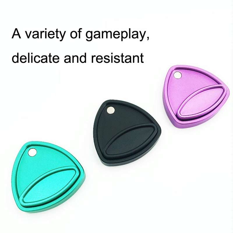Pivot Push Card Magnetic Decompression Toys EDC Fidget Spinner(Black)