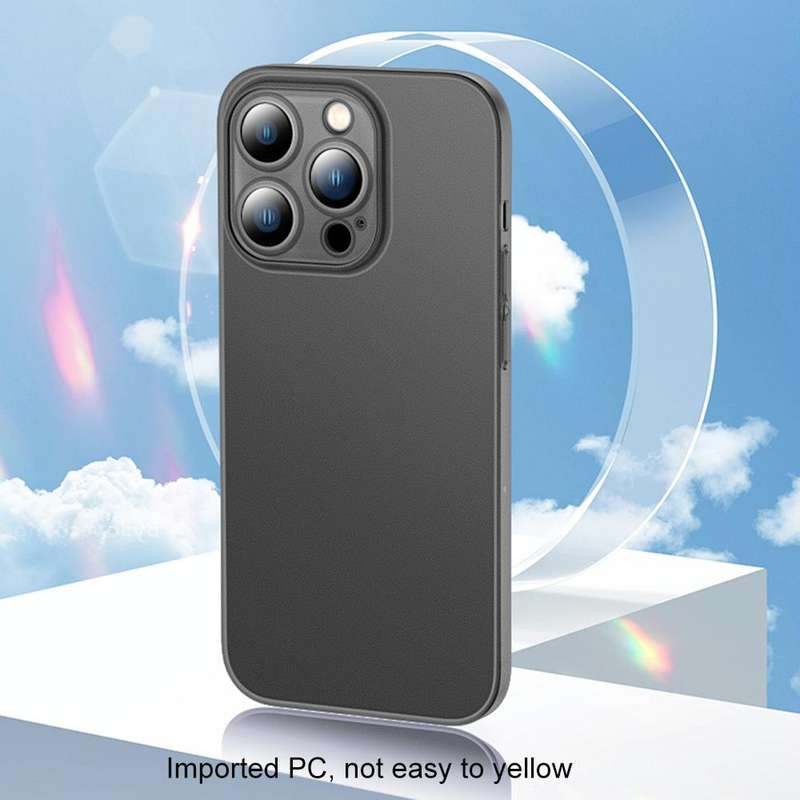 For iPhone 13 Pro Ultra-thin Micro Frosted Heat Dissipation Phone Case(Black)
