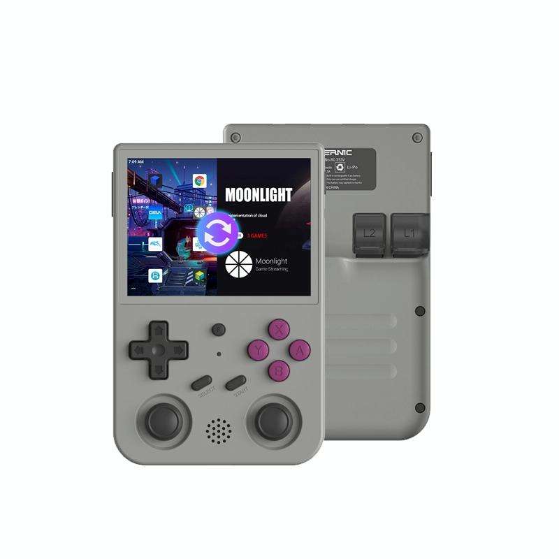 ANBERNIC RG353VS 3.5 Inch Wireless Game Box Linux Single OS Handheld Game Console 64G 15,000 Game...