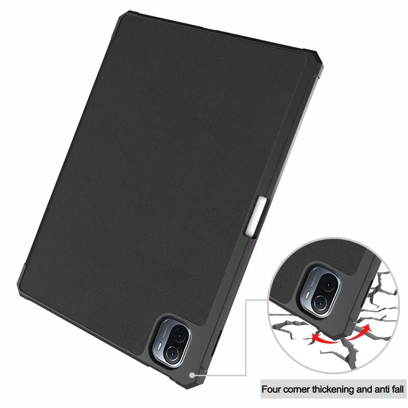 For Xiaomi Pad 5 / 5 Pro Custer Texture Horizontal Flip Leather Case with Three-folding Holder & ...