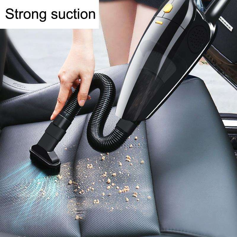 High Power Car Mini Powerful Vacuum Cleaner, Style: Car Type (Classic Black)
