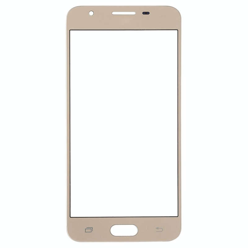 For Samsung Galaxy J5 Prime, On5 (2016), G570F/DS, G570Y 10pcs Front Screen Outer Glass Lens (Gold)