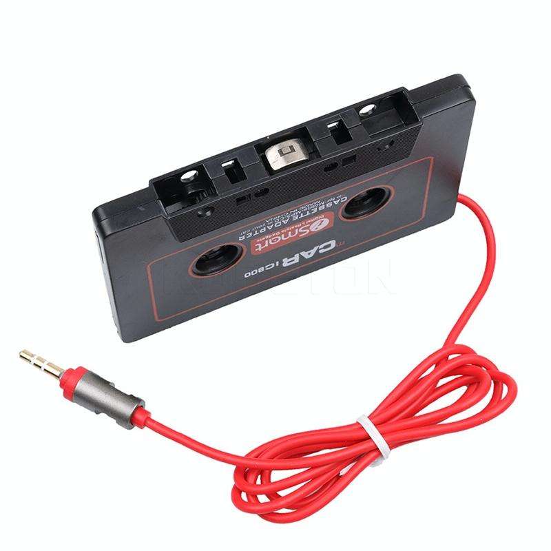 3.5mm Jack Car Cassette Player Tape Adapter Cassette MP3 Player Converter, Cable Length: 1.1m