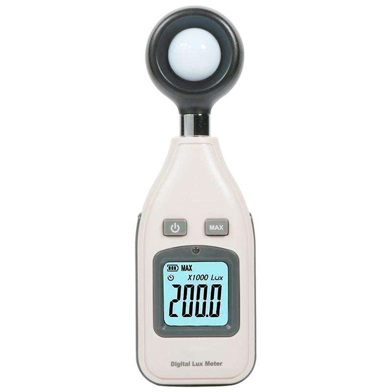 BENETECH Digital Light Lux Meter for Factory / School / House Various Occasion, Range: 0-200,000 ...