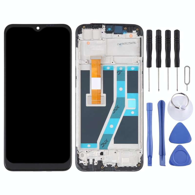 LCD Screen and Digitizer Full Assembly With Frame for OPPO Realme C2 / A1k