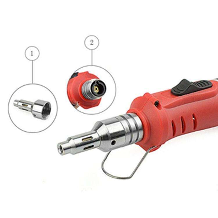 HS-1115K 10-in-1 Multifunctional Gas Soldering Iron Tool Set(Gold Handle)