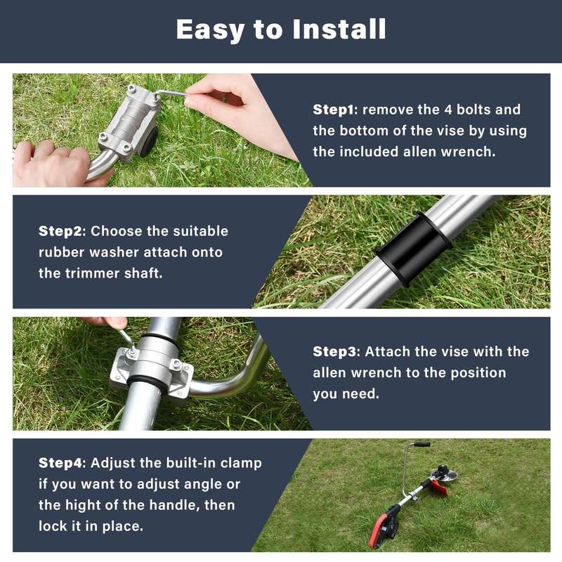String Grass Trimmer Handle Grip for Lawn Care Landscaping