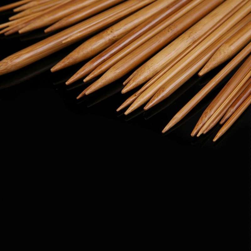 18 in 1 / Set Weaving Tools Sweater Needle Transparent Tube Carbonized Bamboo Annular Needle Swea...