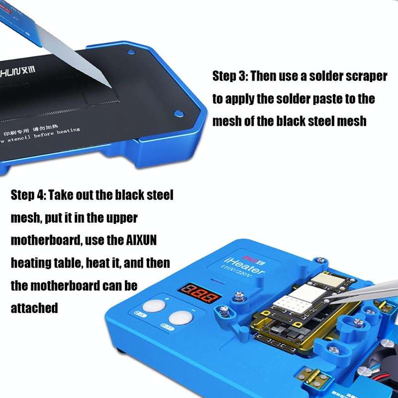 AIXUN FT06 Pro 6 in 1 PCB Printing Reballing Platform For iPX-iP11 Pro Max