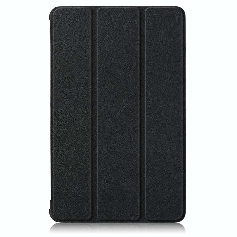For Lenovo Tab M8 Custer Texture Horizontal Flip Smart TPU Leather Case with Three-folding Holder...