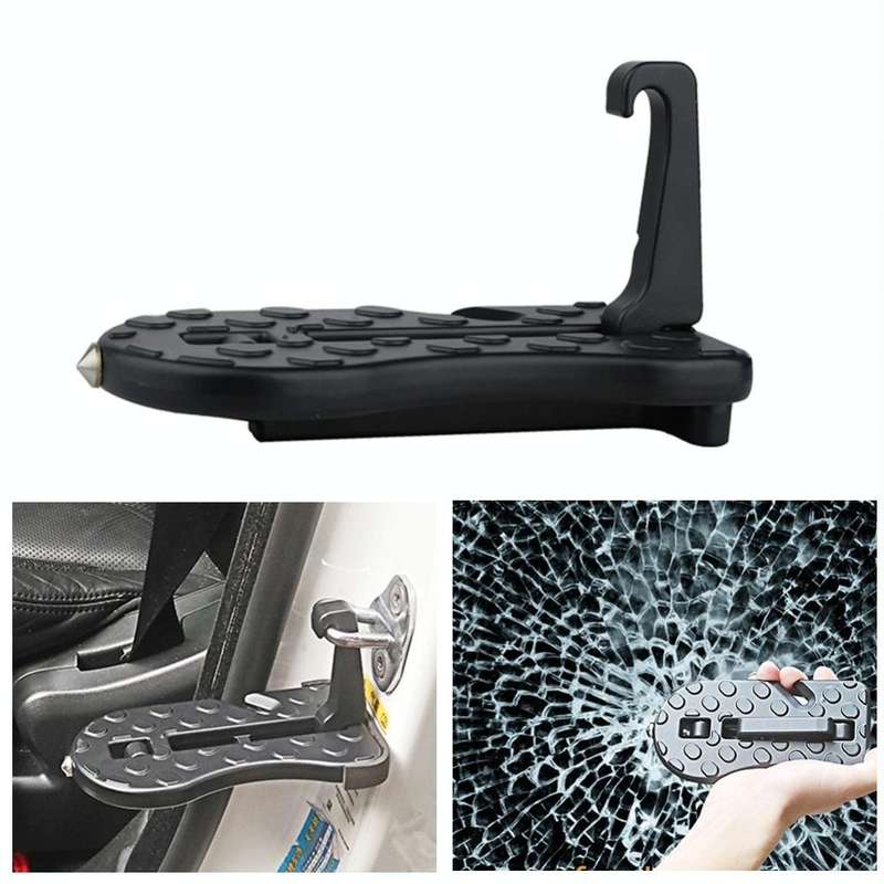 Car Doorstep Vehicle Rooftop Roof Rack Assistance Easy Install The Door Step Hooked On Car Truck ...
