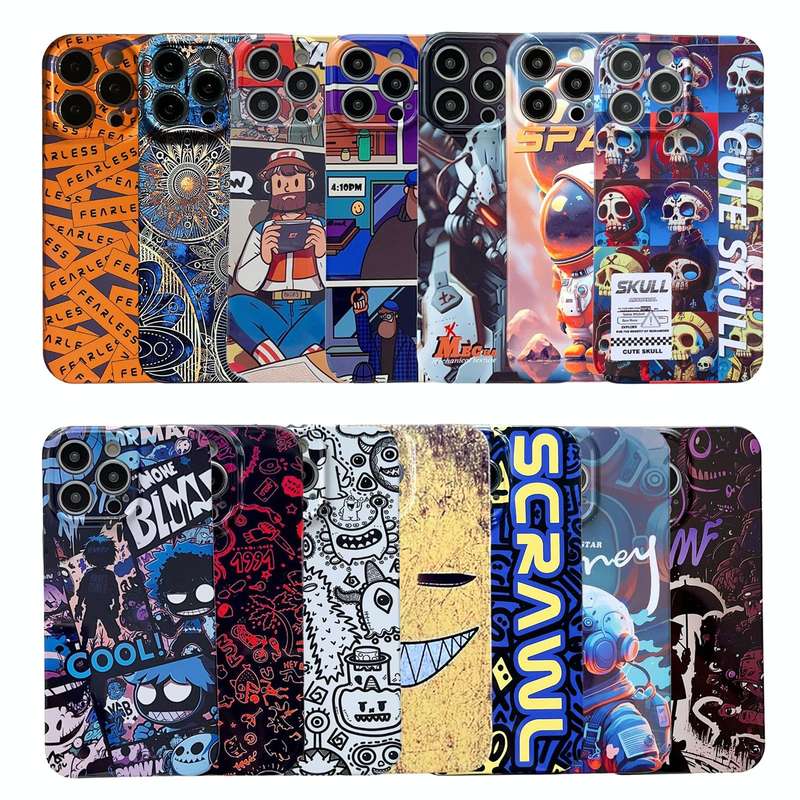 For iPhone SE 2022 / 2020 / 8 / 7 Painted Pattern Precise Hole PC Phone Case(Bottle Monster)