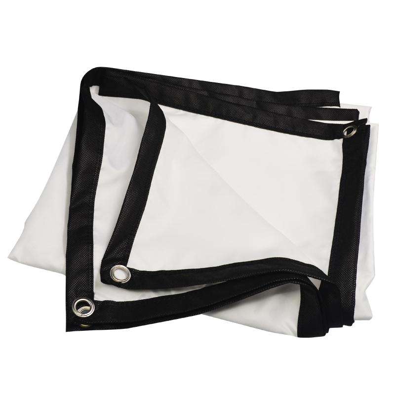 Simple Folding High Density Polyester Projector Film Curtain, Size:120 inch (16:9) Projection Are...