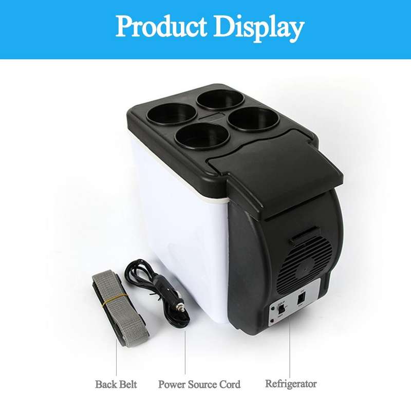 Car Auto 48W Portable Multi-Function Cooling and Warming 6L Low Noise Refrigerator for Car and Ho...