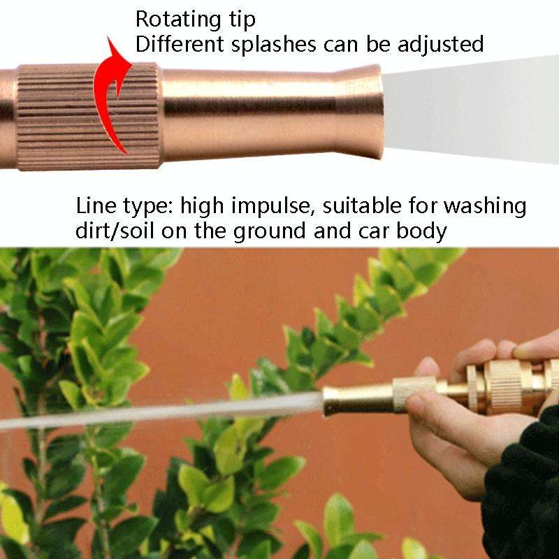 3 PCS Car Wash High Pressure Copper Straight Sprinkler House Garden Wishing Ground Sprinkler, Spe...