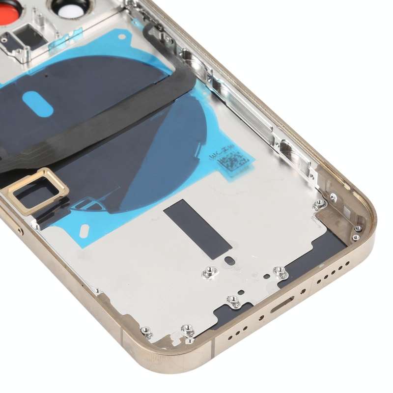 For iPhone 13 Pro Battery Back Cover with Side Keys & Card Tray & Power + Volume Flex Cable & Wir...