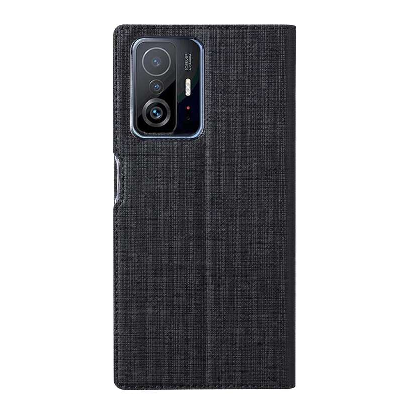For Xiaomi Mi 11T / 11T Pro ViLi DMX Series Shockproof Magnetic Flip Leather Case(Black)