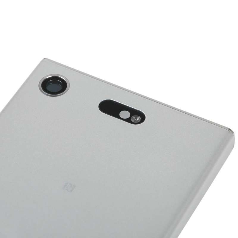 Original Battery Back Cover with Camera Lens Cover for Sony Xperia XZ1 Compact(Silver)
