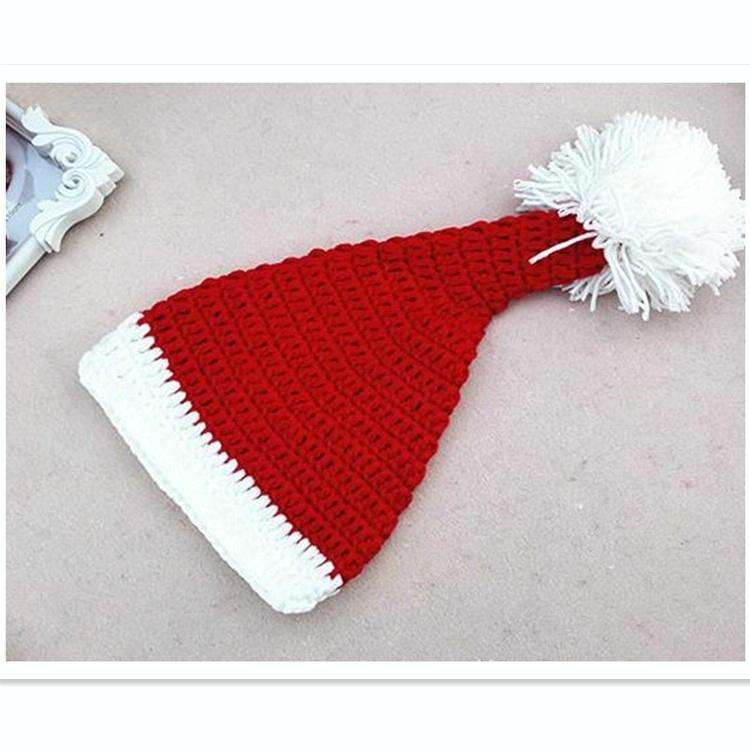 Babies Photography Clothing Christmas Clothing Set Hand-knitted Wool Hat + Overalls Shorts + Sock...