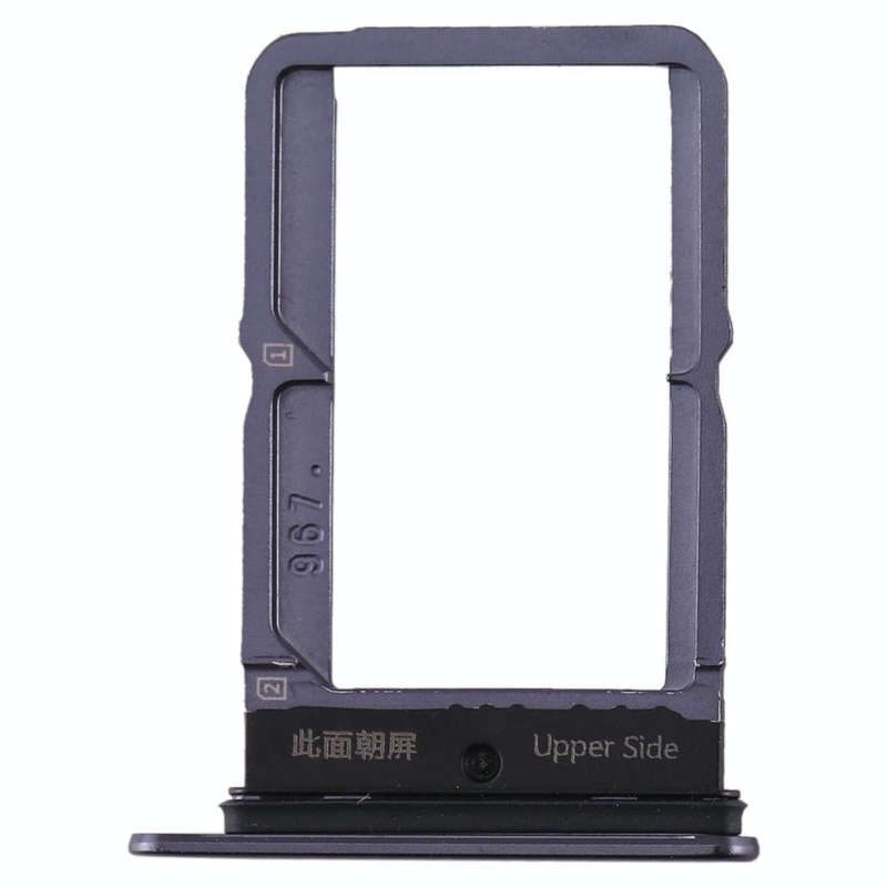 For vivo S5 SIM Card Tray + SIM Card Tray (Black)