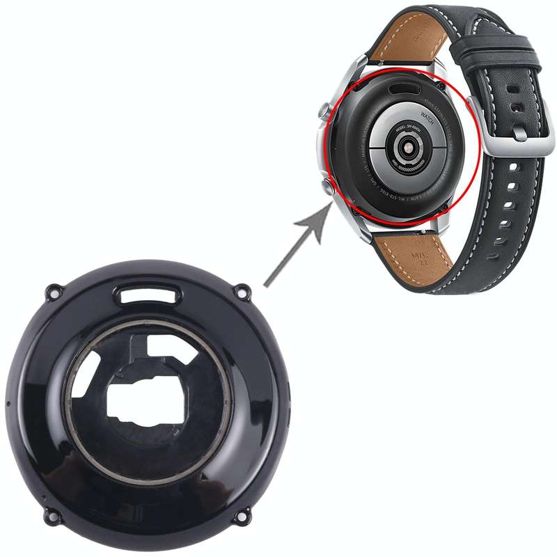 Original Rear Housing Cover For Samsung Galaxy Watch 3 45mm SM-R840(Black)