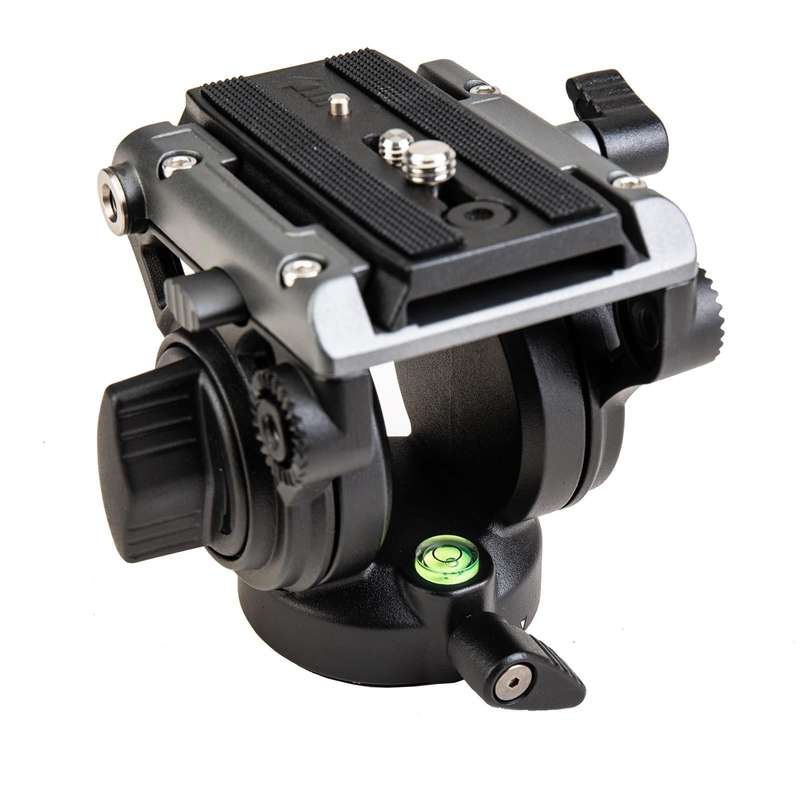 Fotopro MH-6S Aluminum Alloy Heavy Duty Video Camera Tripod Action Fluid Drag Head with Sliding P...
