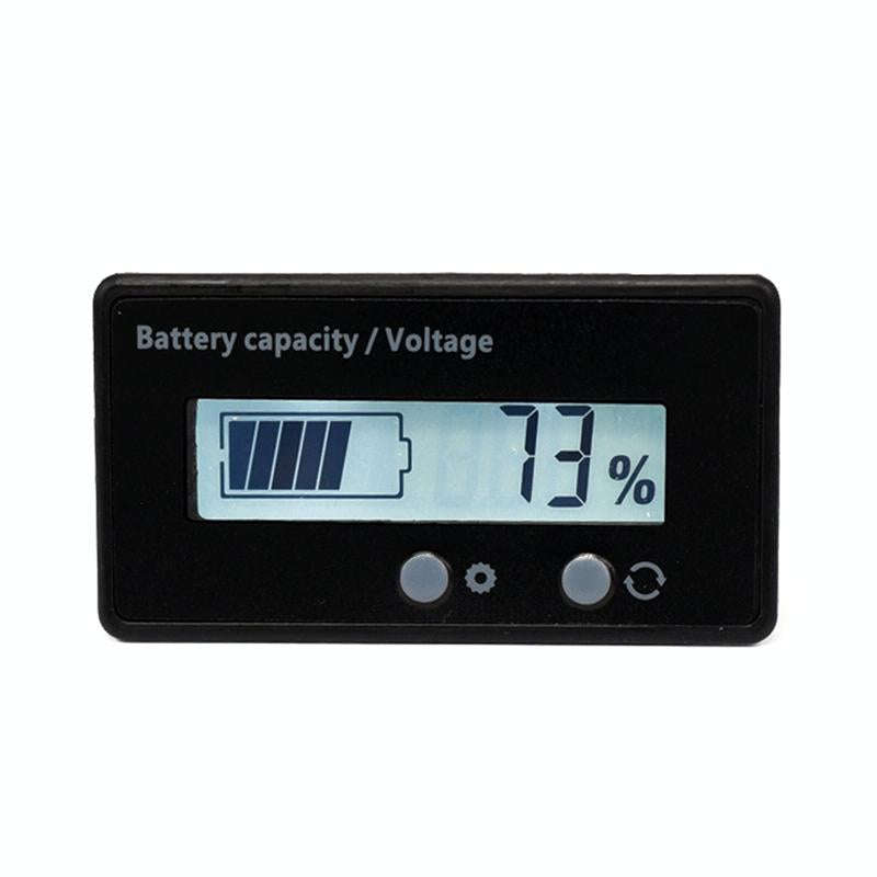 H6133 12V-84V Lead-acid Battery Voltage Tester Percentage Voltmeter Gauge Lithium Battery Status ...