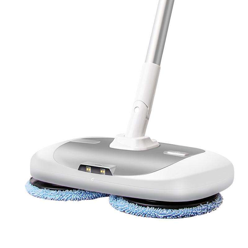 Cordless Electric Rotary Mop Floor Scrubber Household Handheld Water Spray Cleaning Multifunction...