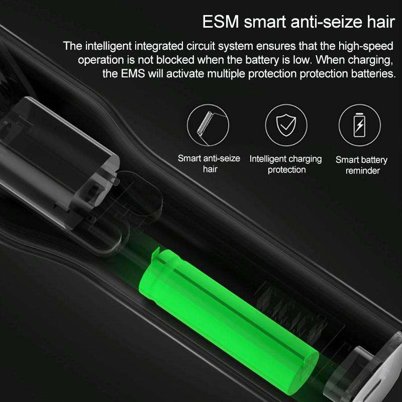 Original Xiaomi Enchen Boost Intelligent Fast Charging Electric Hair Trimmer Haircut Machine (White)
