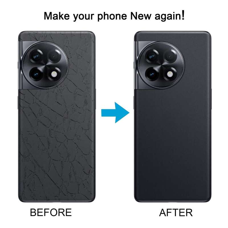 For OnePlus ACE 2 PHK110 Battery Glass Back Cover(Black)