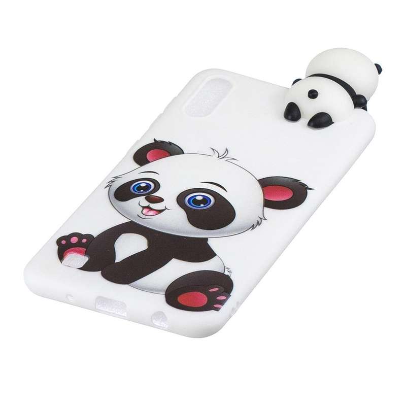 For Galaxy A10 Shockproof Cartoon TPU Protective Case(Panda)