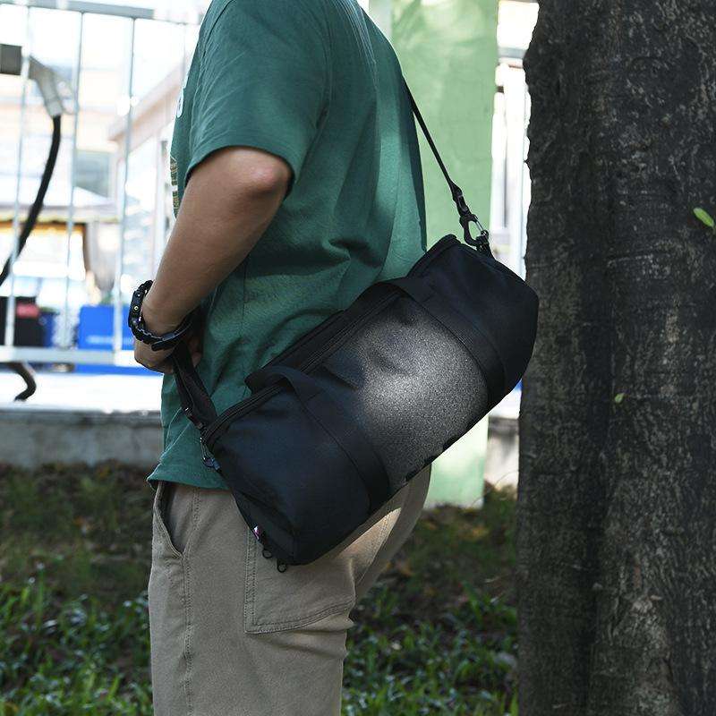 For Sony SRS-XB43 Speaker Carrying Bag Travel Storage Bag Crossbody Bag(Black)