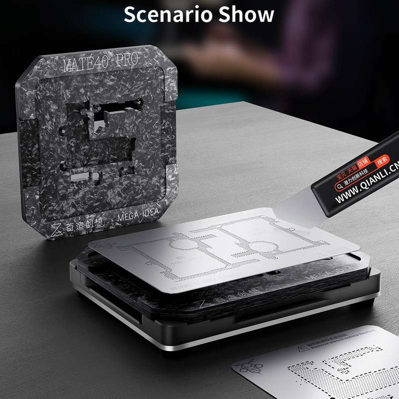 For Xiaomi 12S Ultra Qianli Mega-idea Multi-functional Middle Frame Positioning BGA Reballing Pla...