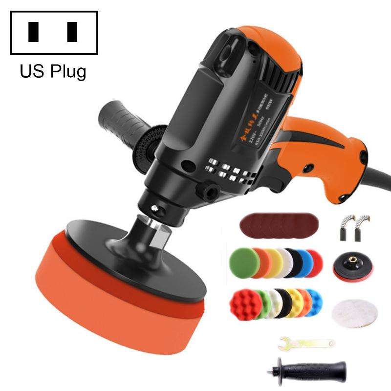 Car Beauty Sealing Glaze Polishing Machine Tile Repair Waxing Machine With Sponge Set, Model: 110...