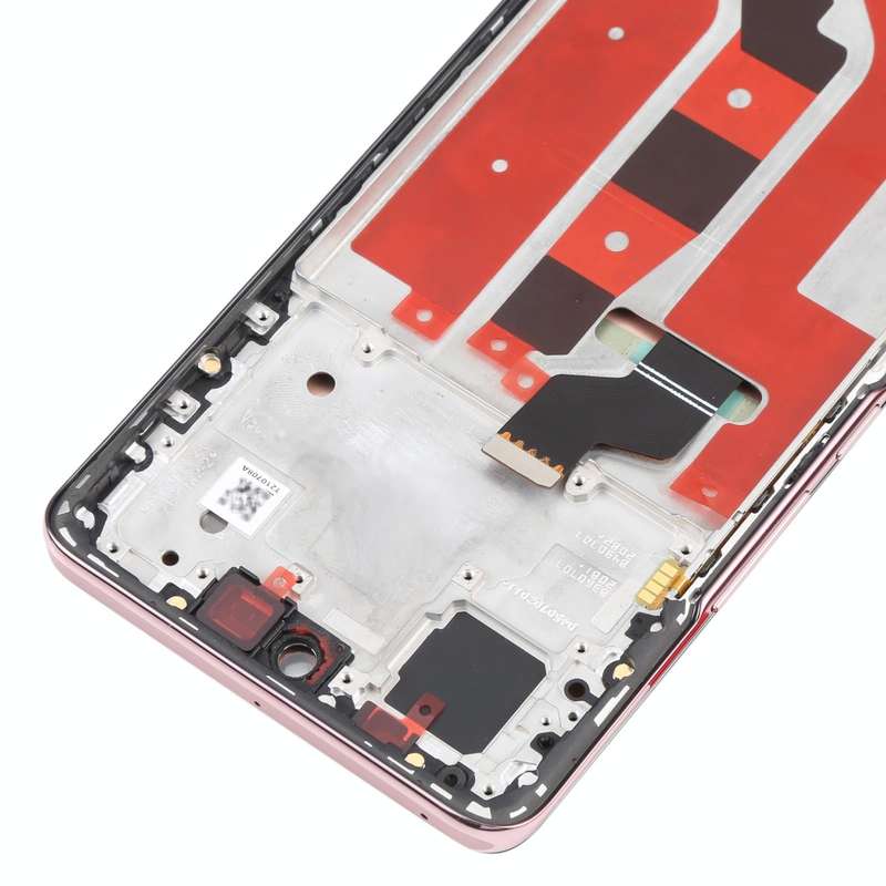 Original OLED LCD Screen for Honor 50 Digitizer Full Assembly with Frame(Pink)
