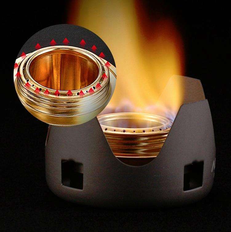 ALOCS CS-B02 Outdoor Alcohol Stove Set High-power Alcohol Burner