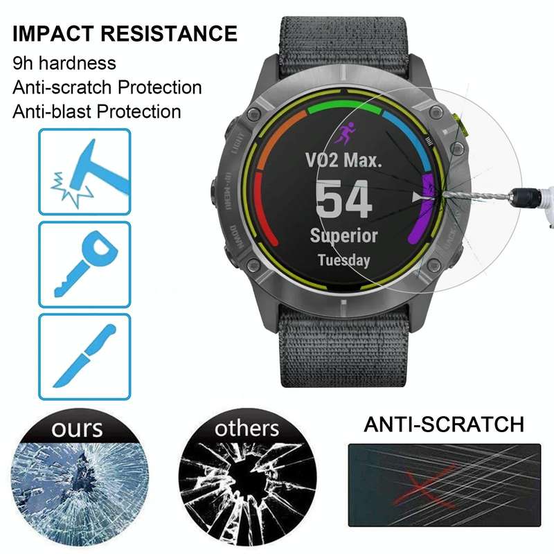 For Garmin Enduro Smart Watch Tempered Glass Film Screen Protector