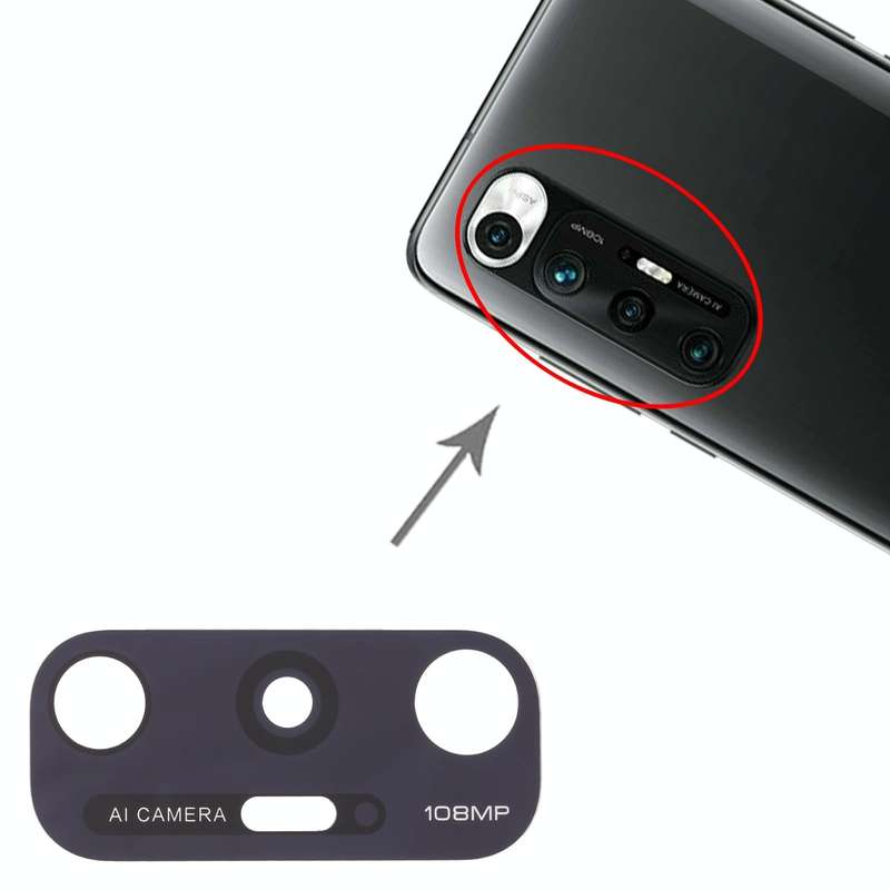 10 PCS Back Camera Lens for Xiaomi Mi 10s M2102J2SC