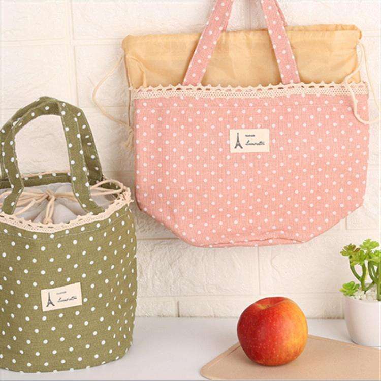 Portable Lunch Box Bag Insulated Lunch Bag(Green)