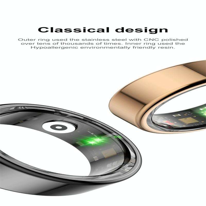 R02 SIZE 9 Smart Ring, Support Heart Rate / Blood Oxygen / Sleep Monitoring / Multiple Sports Mod...