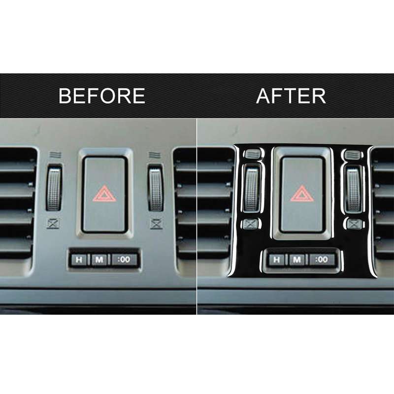 For Mazda 3 Axela 2010-2013 Car Emergency Light Switch A Decorative Sticker, Left and Right Drive...